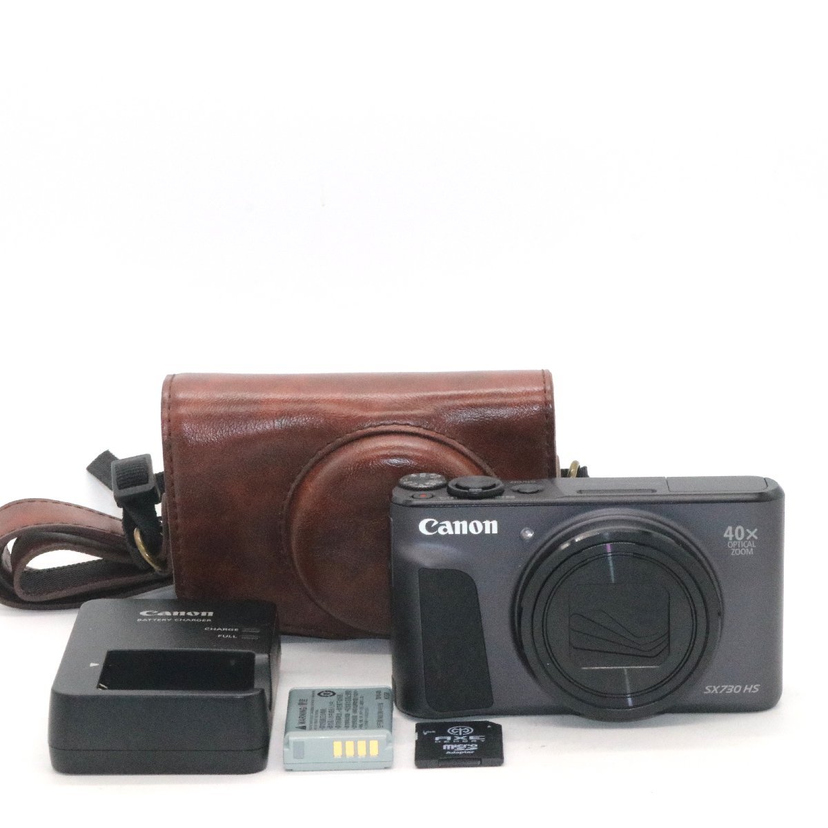 美品 Canon コンパクトデジタルカメラ PowerShot SX730 HS ブラック 光学40倍ズーム PSSX730HS(BK) 1189