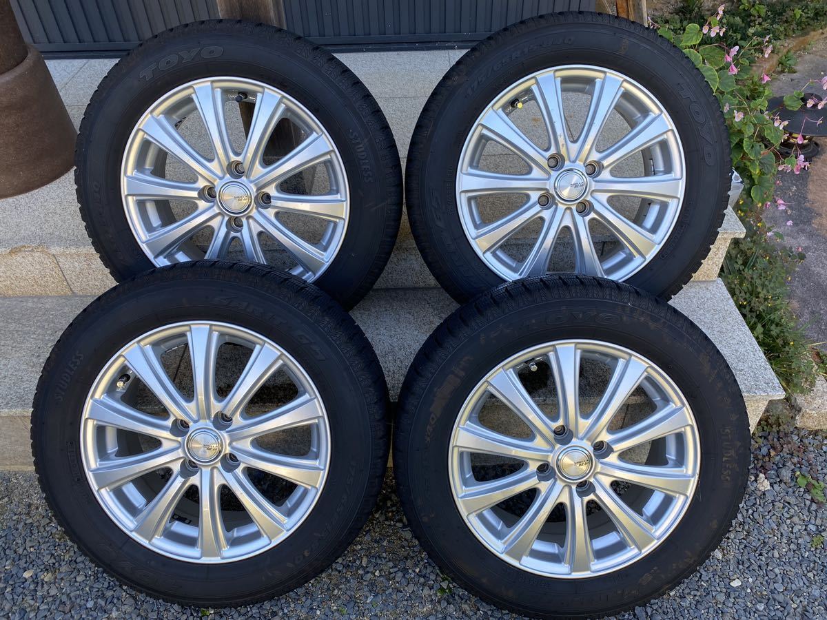 品質保証 175/65R15 スタッドレス ホイールセット TOYO GARIT G5 PCD100 インセット42 2018製 4本 残溝6㎜(スタッドレスタイヤ)｜売買されたオークション情報、yahooの商品情報をアーカイブ公開 - オークファン 4穴