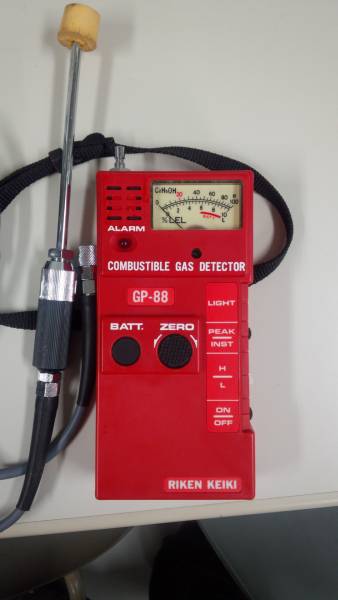 理研計器 ポータブル可燃性ガス検知器 GP-88型 中古(測定器)｜売買され 