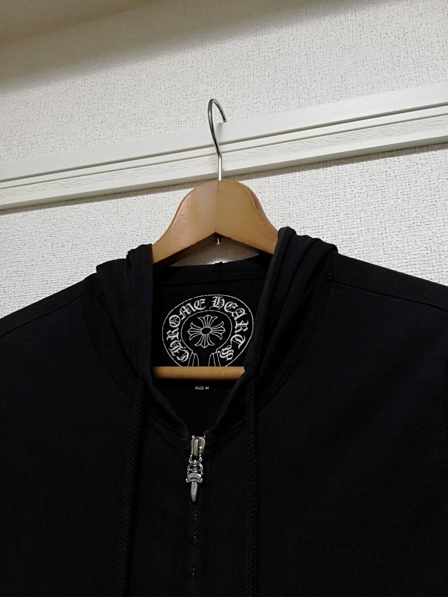 ★送料無料★クロムハーツ★パーカー★クロス★ブラック★シルバー★ホースシュー★ダガー★