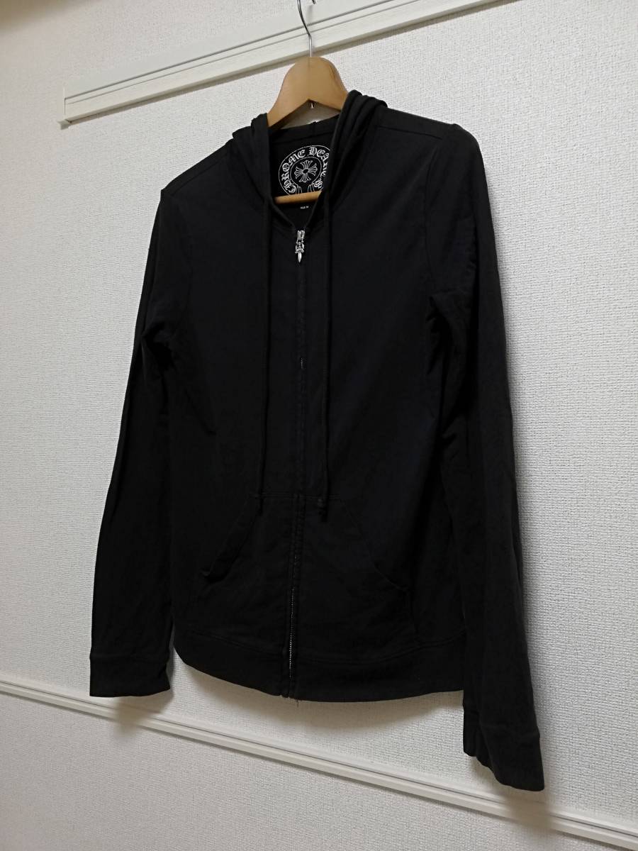 ★送料無料★クロムハーツ★パーカー★クロス★ブラック★シルバー★ホースシュー★ダガー★