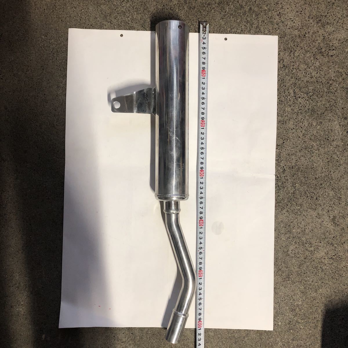 Kawasaki KDX 250SR用アルミサイレンサー メーカー不明未使用品