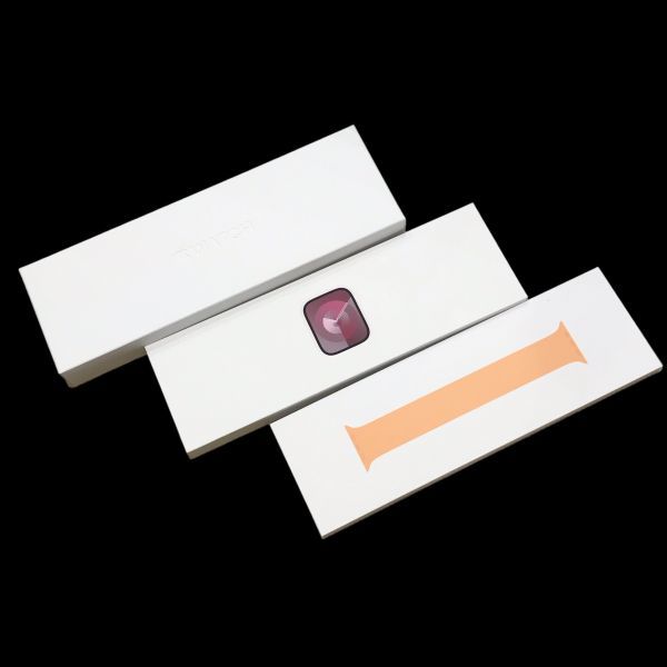 θ【新品未開封品】Apple/アップル Apple Watch Series9 41mm GPSモデル MR9N3J/A ピンクアルミ/ミッドナイトソロループ 完品 S31108298910