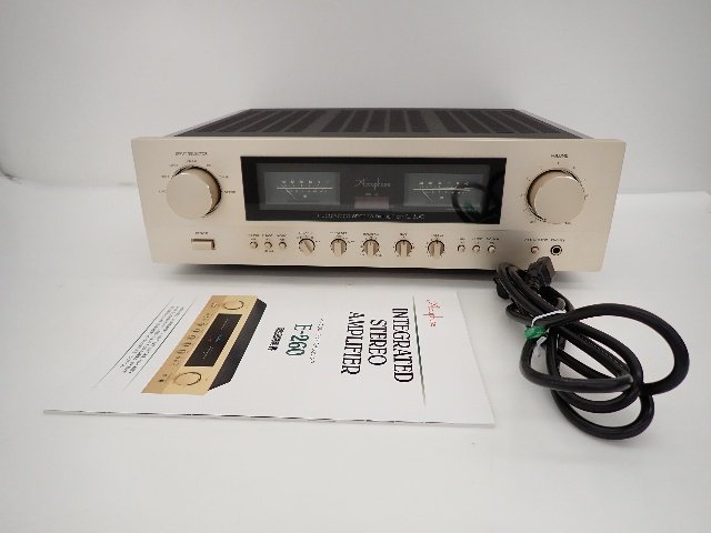 Accuphase アキュフェーズ プリメインアンプ E-260 説明書付 ∽ 6C658 Accuphase アキュフェーズ プリメインアンプ E-260 説明書付 ∽ 6C658