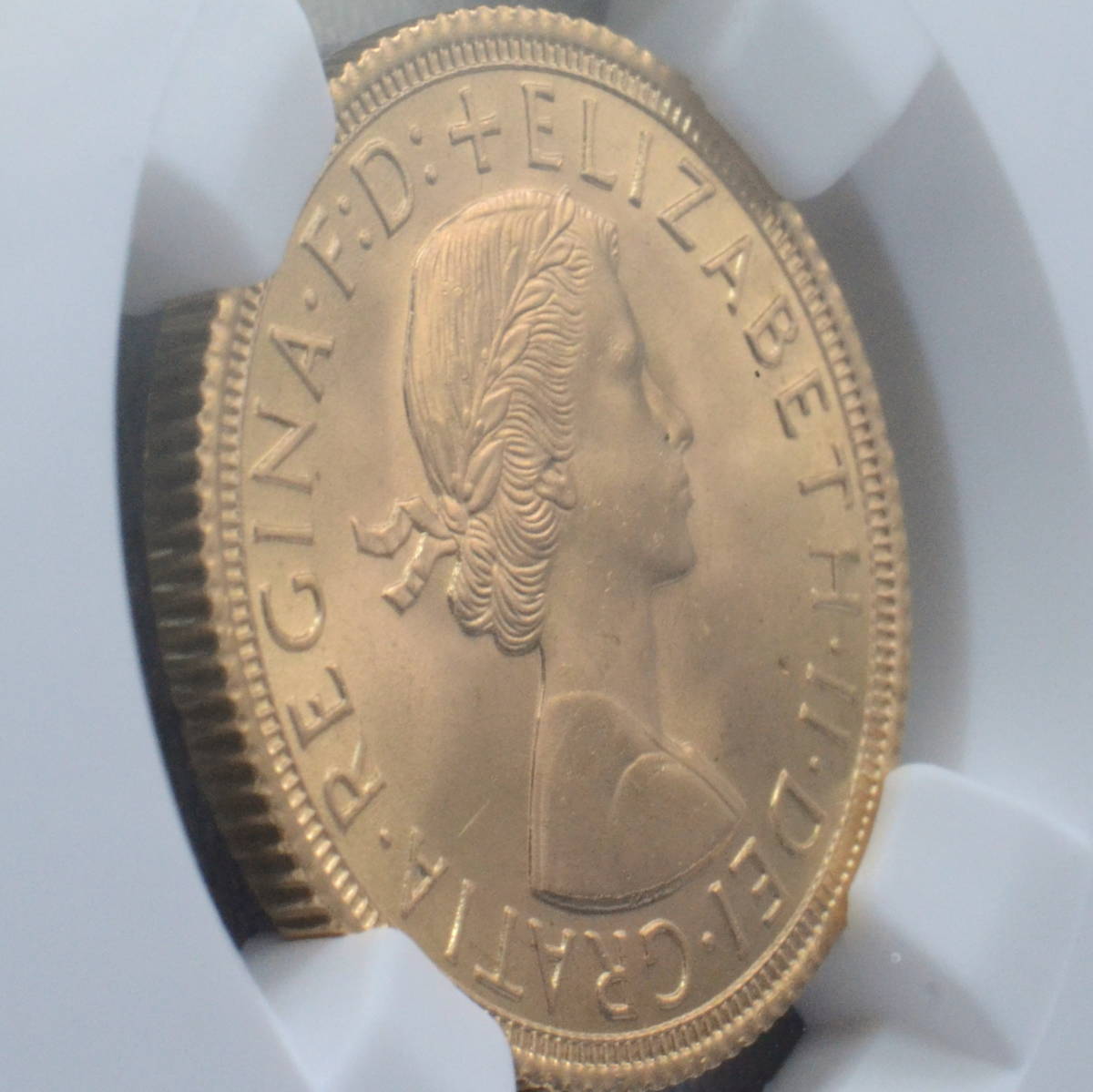 1965年/MS65/ヤングヤング/NGC/ソブリン金貨/エリザベス2世 1965年