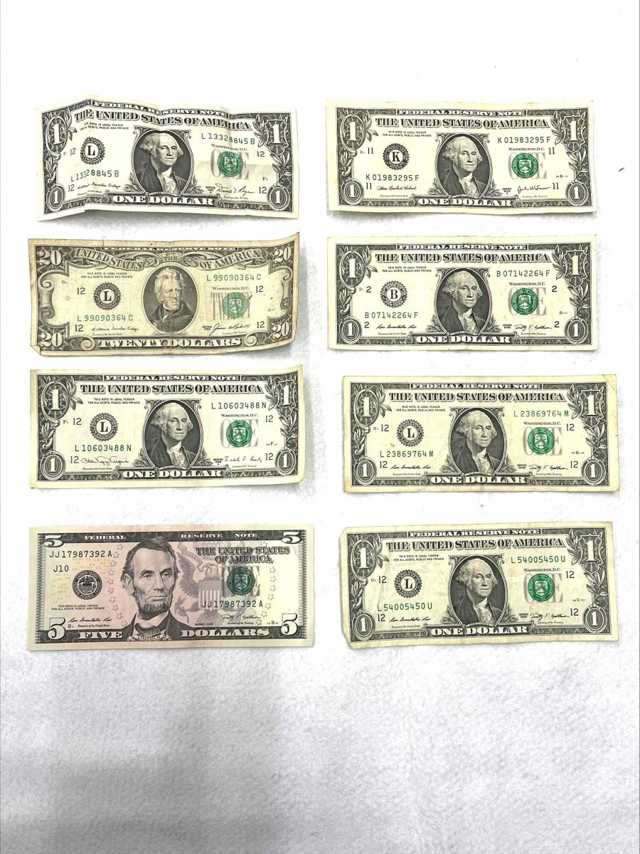 5715A 【外国紙幣/外国貨幣/大量おまとめ】ドル/セント/ウォン/ペソ/アメリカ/フランス/韓国/中国/