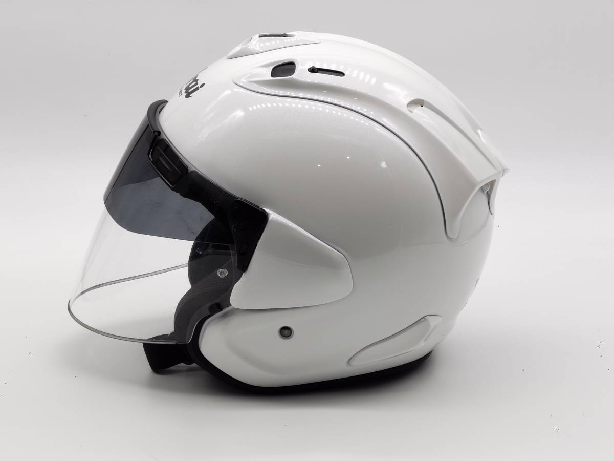 アライヘルメットVZ-Ramグラスホワイト サイズM Arai VZ-RAM PLUS