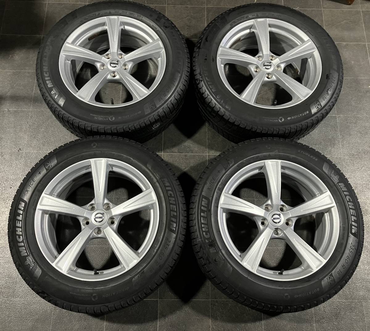 限定SALE，定番人気 VOLVO純正 XC60 XC90 235/60R18 MICHELIN X-ICE3+ 2019年製 4本(スタッドレスタイヤ)｜売買されたオークション情報、yahooの商品情報をアーカイブ公開 - オークファン 5穴