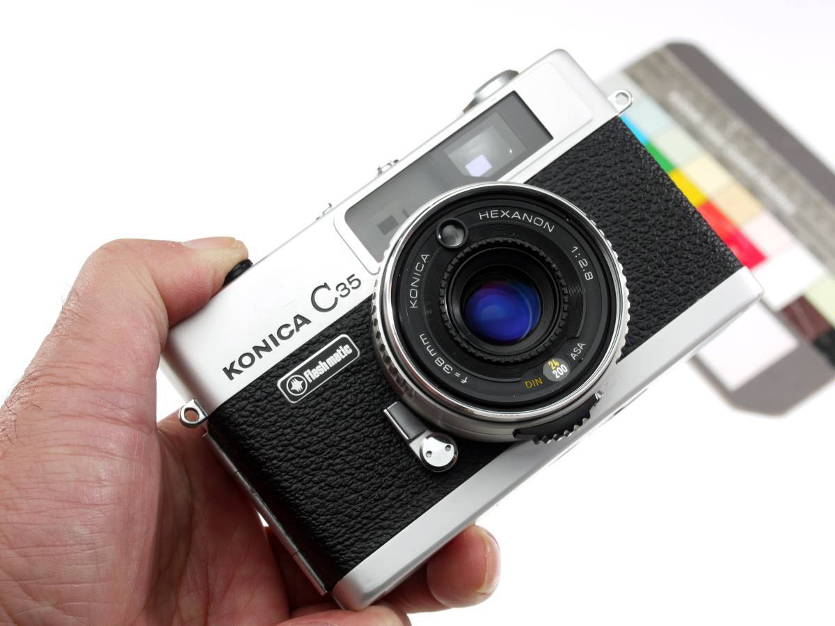 1969年頃 コニカC35フラッシュマチック 距離計連動、二重合致式