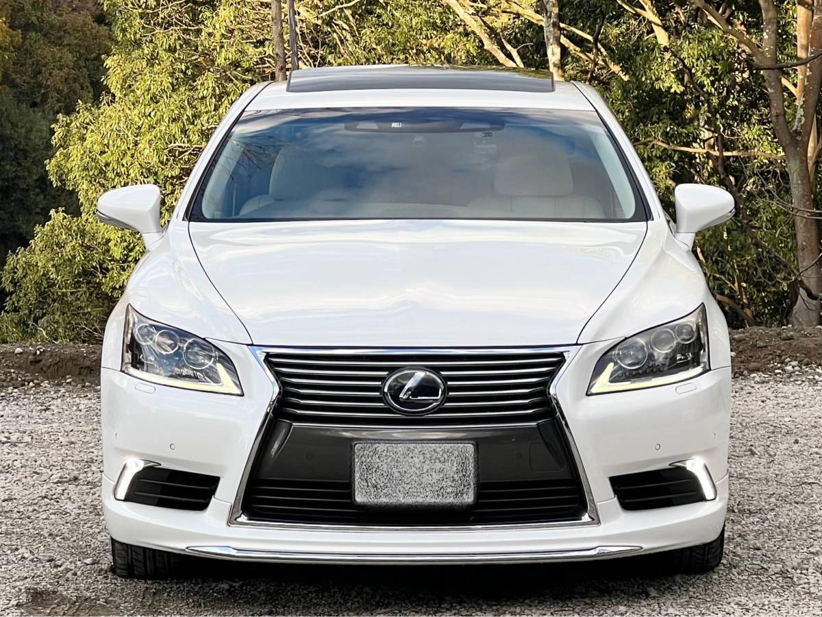 H25 LS600h バージョンL 後期 ☆希少内装色 本革シート/サンルーフ 