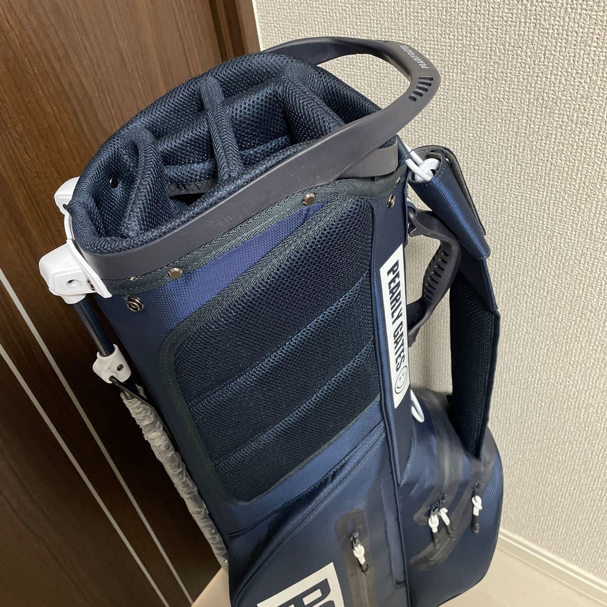 PEARLY ネイビー GATES キャディバッグ パーリーゲイツ スタンド式 