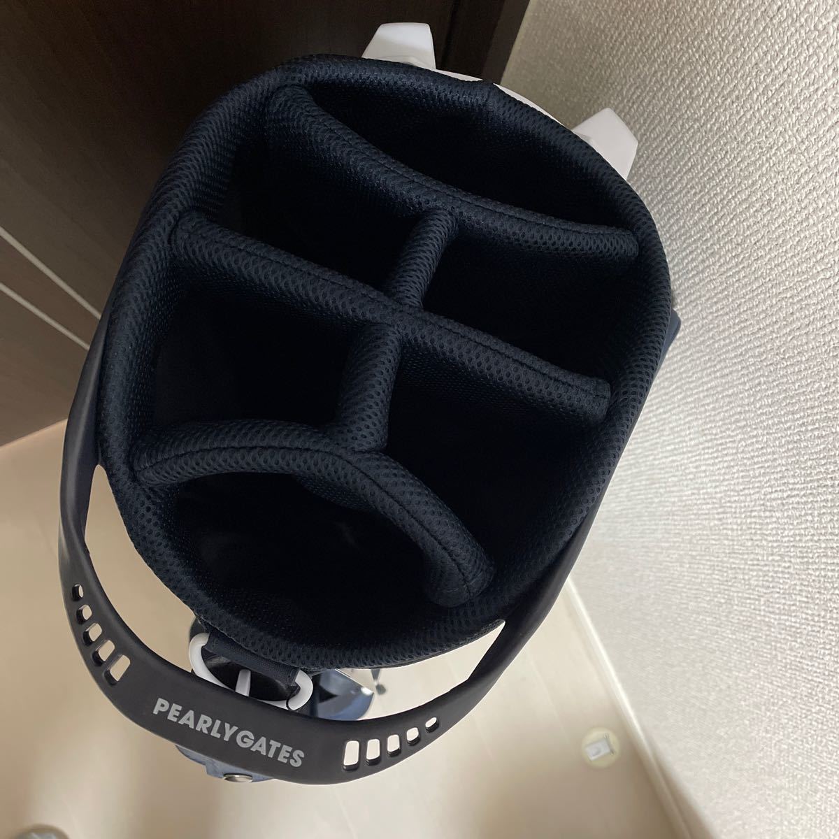 PEARLY ネイビー GATES キャディバッグ パーリーゲイツ スタンド式 