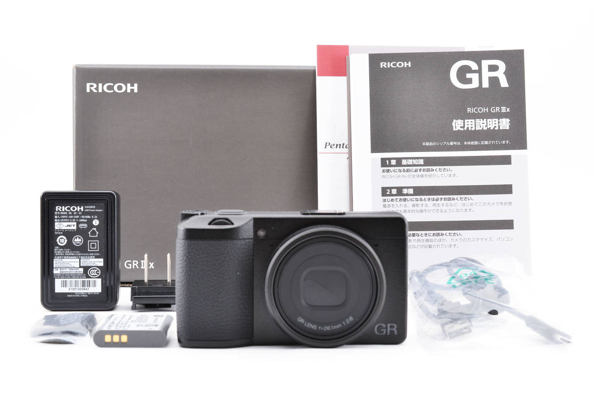 ショット数 1454枚 元箱付 ☆ほぼ新品☆ RICOH リコー GR IIIx APS-C 