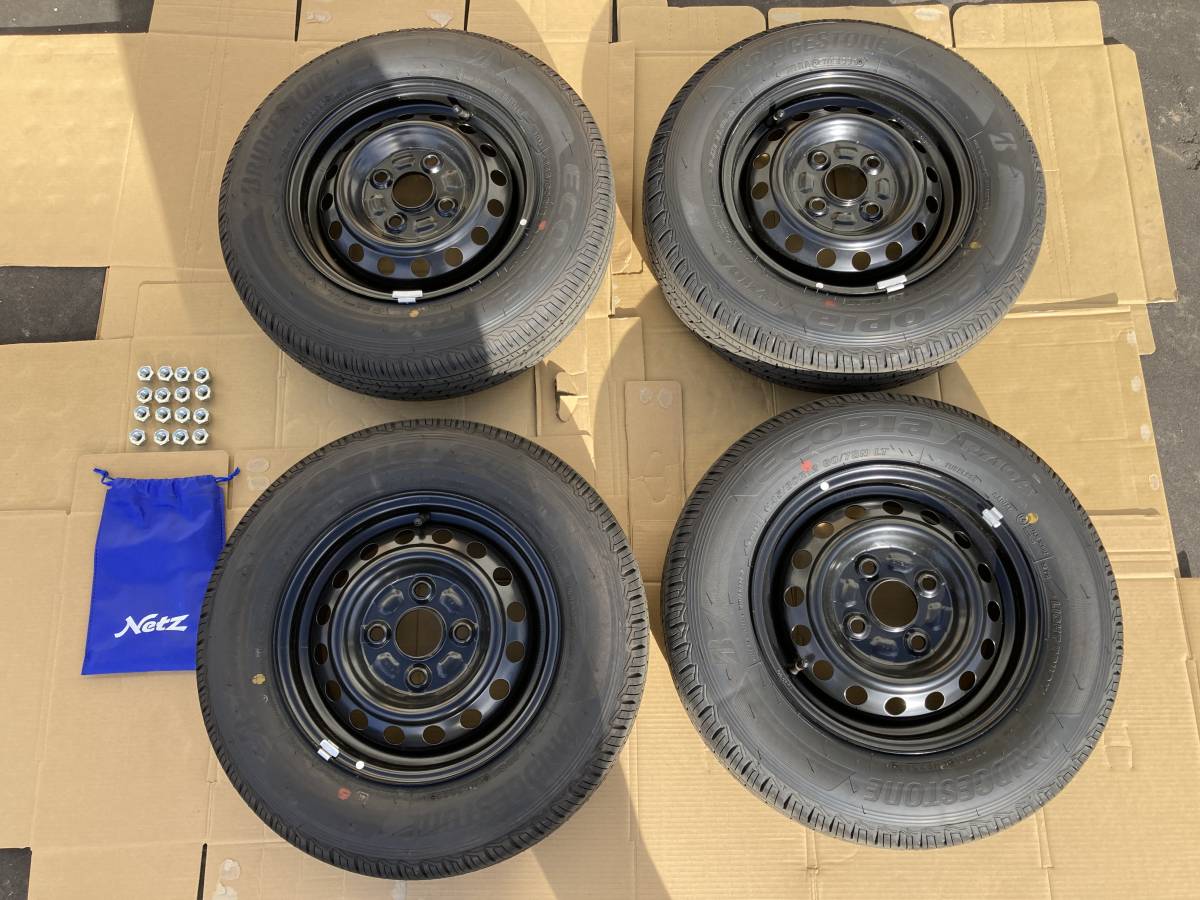 新車外し 145/80R12 80/78N LT 4本 2023 タイヤ ブリヂストン  