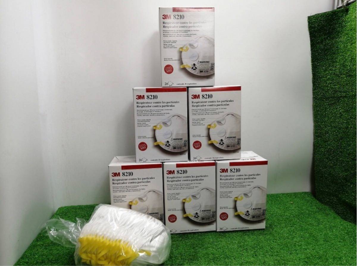 大特価)作業用3M 防護マスク 8210 N95 20枚入り 6箱 匿名配送