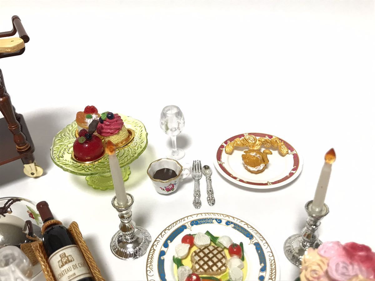 リーメントぷちサンプル三つ星レストランセット1.2.4.5.7.8の6種類