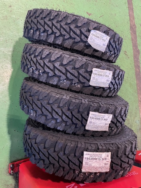 新品未使用 195/80R15 ヨコハマ ジオランダー YOKOHAMA GEOLANDAR M/T G003 4本 