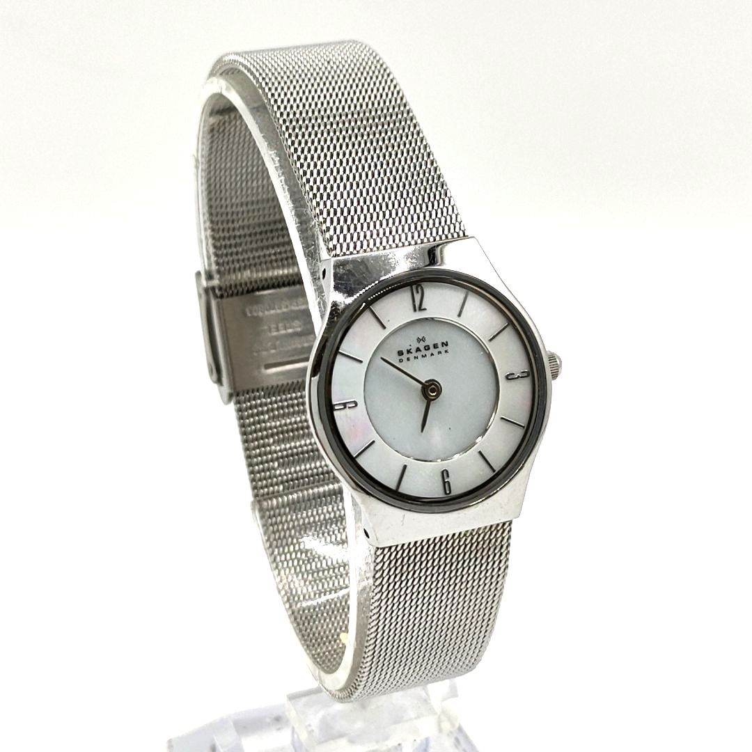 限定SALE，本物保証 電池切れ SKAGEN スカーゲン クォーツ 233XSSS ホワイトシェル文字盤 ラウンド レディース腕時計(スカーゲン)｜売買されたオークション情報、yahooの商品情報をアーカイブ公開 - オークファン スカーゲン