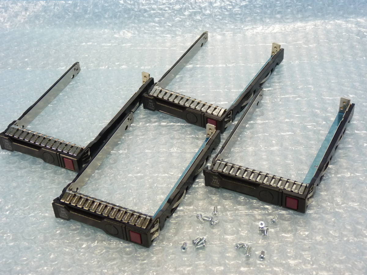 1fjv4 // 4個セット HP ハードディスク(HDD)マウンタ 2.5インチ 用 / 653950 651687-001 /トレイ キャディ// HP ProLiant DL360e Gen8 取外