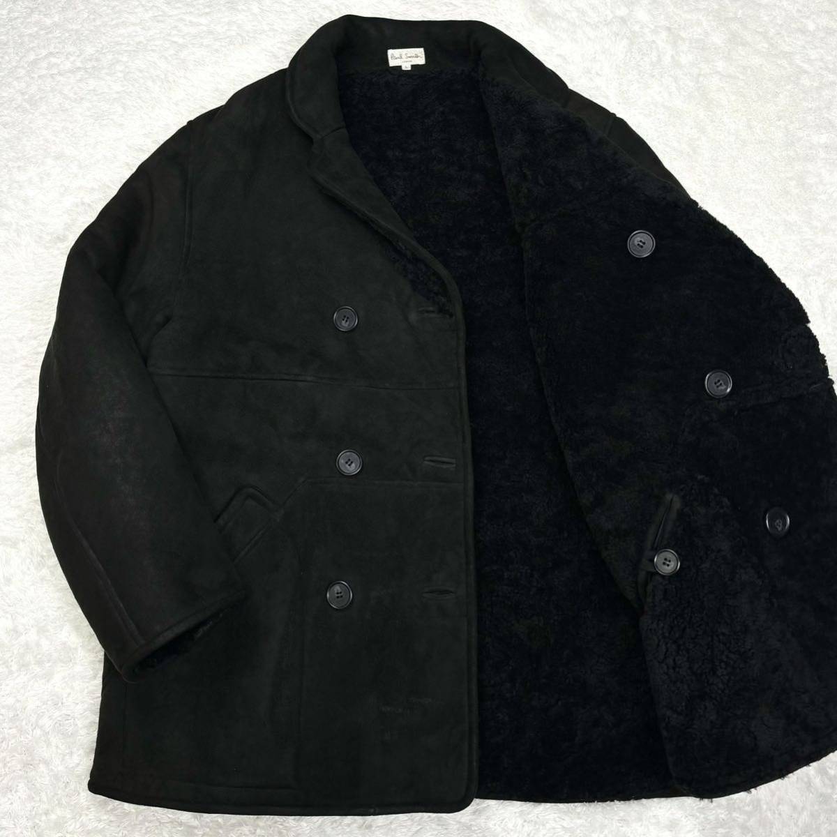 希少XL！バルマン【幻の逸品】BALMAIN ラムレザーコート 最高級羊革