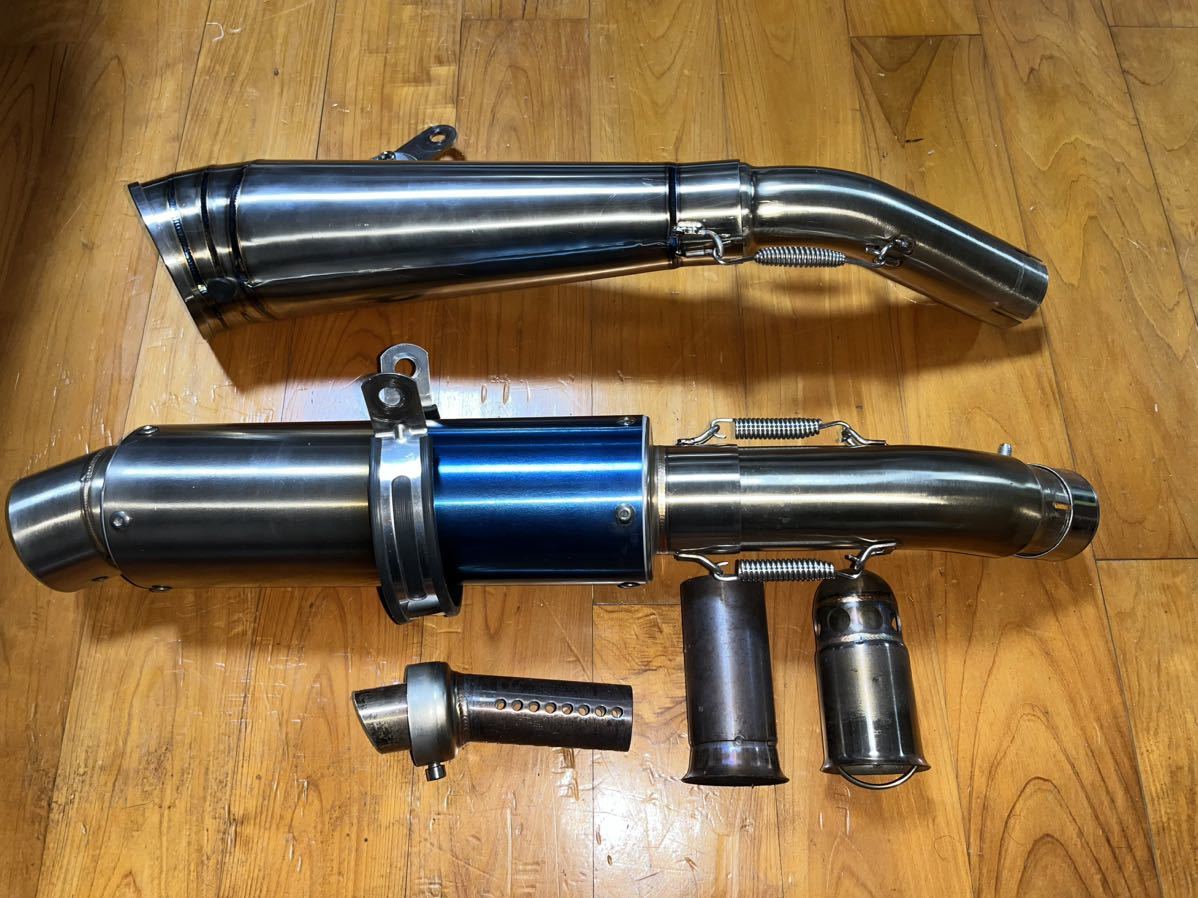 GSR750用スリップオンマフラーセット