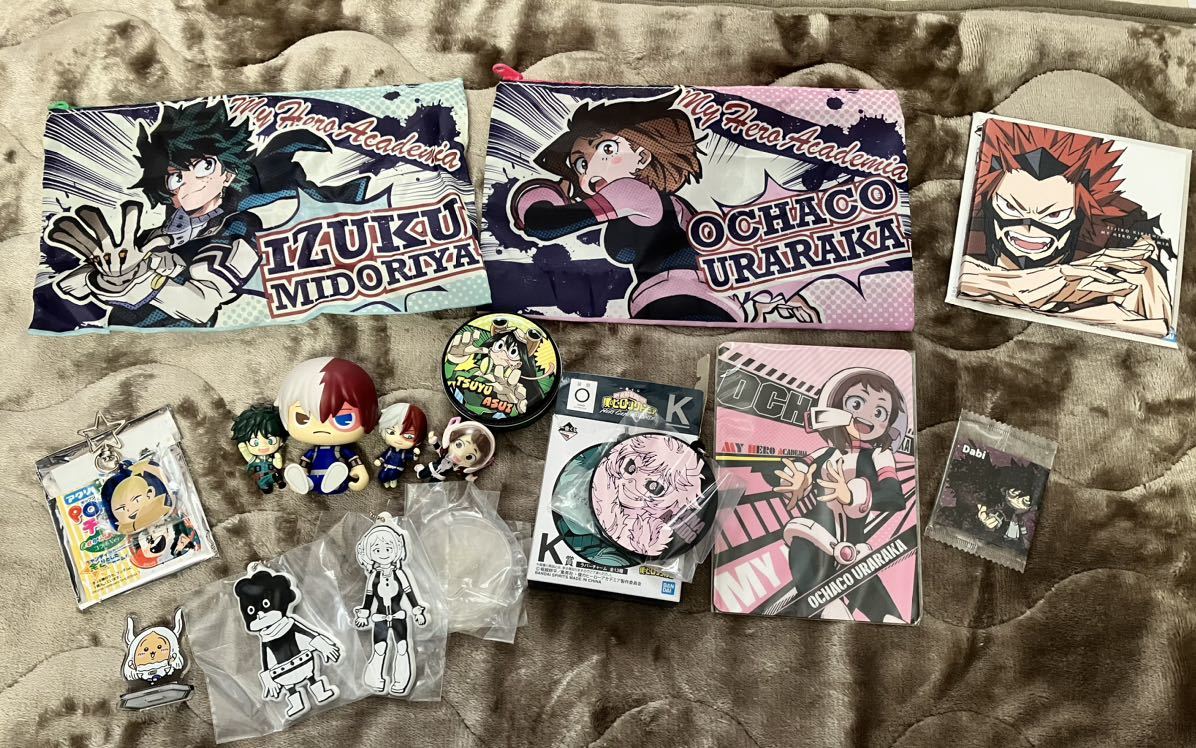 僕のヒーローアカデミア 一番くじ、ガチャガチャ、コンビニ商品（緑谷出久、轟焦凍、切島、峰田、荼毘、麗日、芦戸、蛙吹、尾白、ミルコ）_1