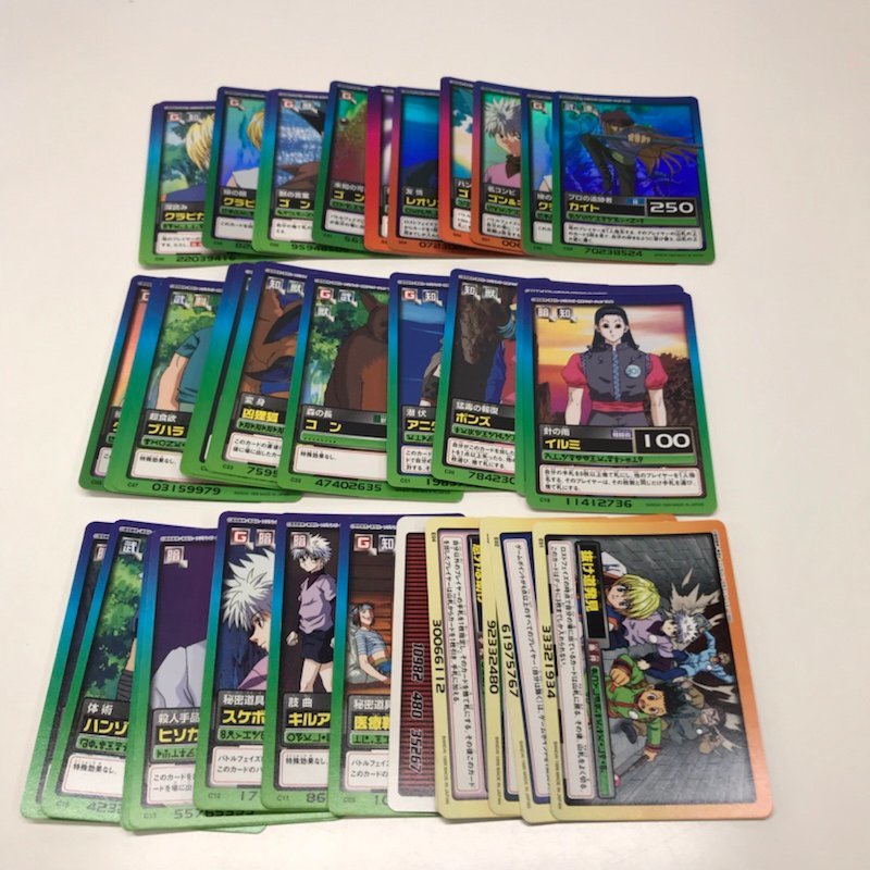 HUNTER×HUNTER トレカ クラピカ ゴン ヒソカ キルア 5枚 Amazon.co.jp