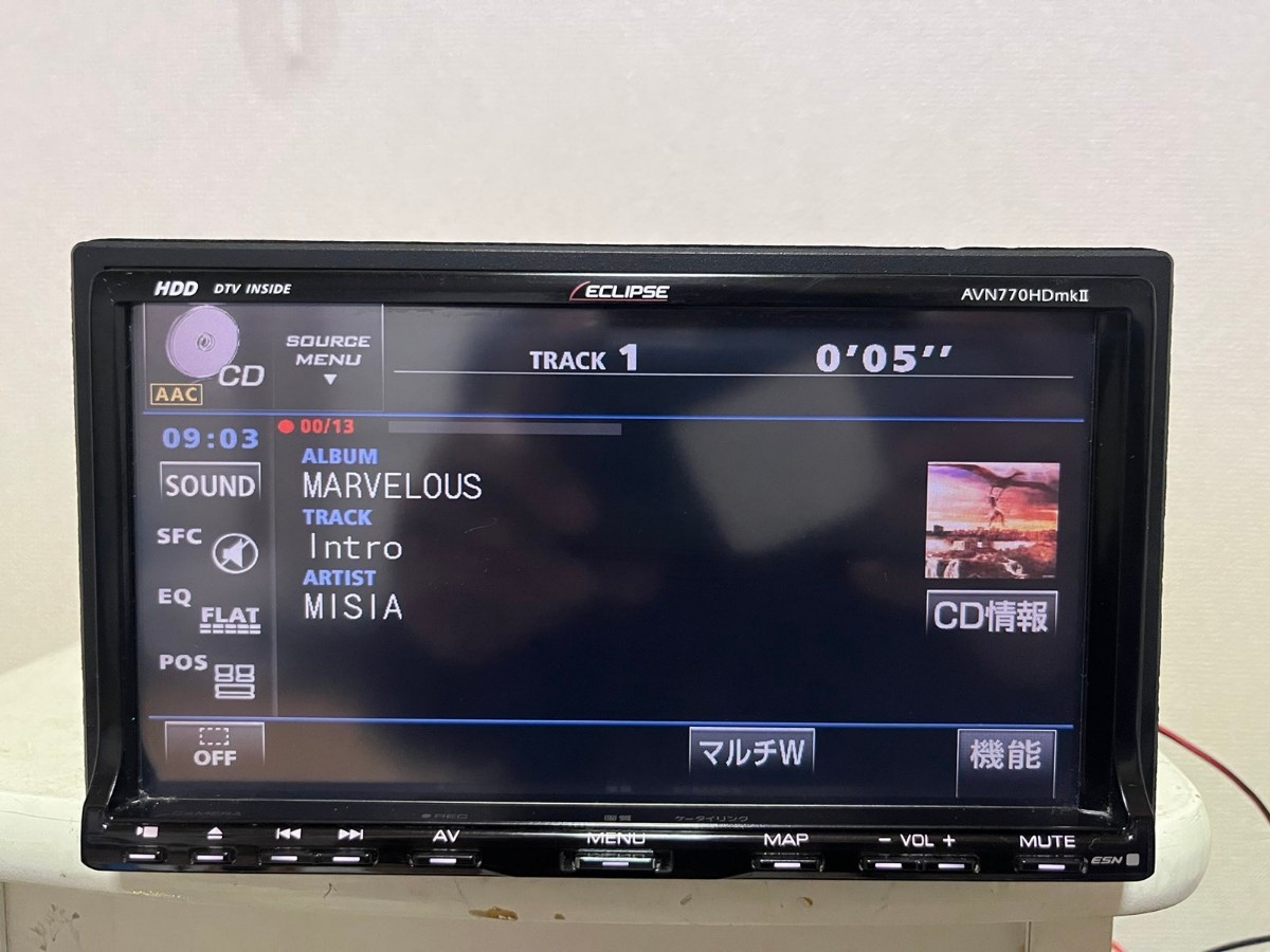 Eclipse Avn770hdmkll ホンダ車両取外し/2010