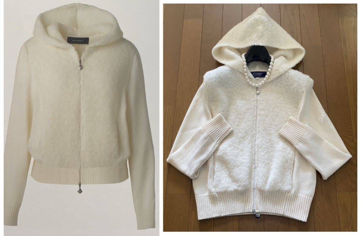 ◇エムズグレイシー◇美品綺麗♪2018カタログ掲載♪ふわもこボアが