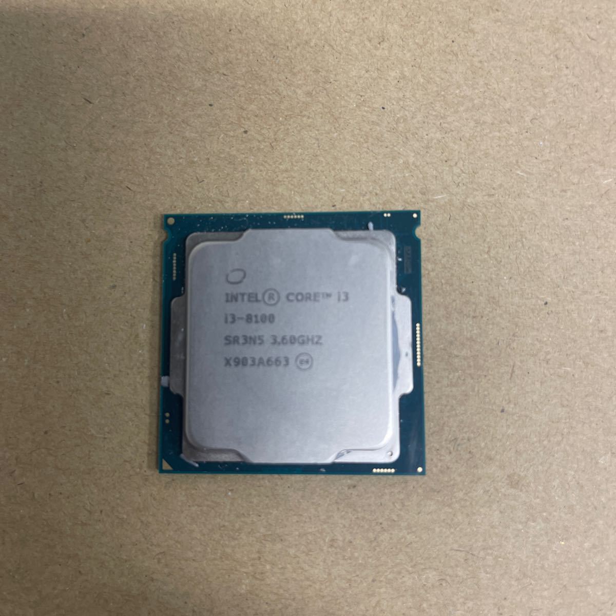 D63 CPU Intel Core i3 8100