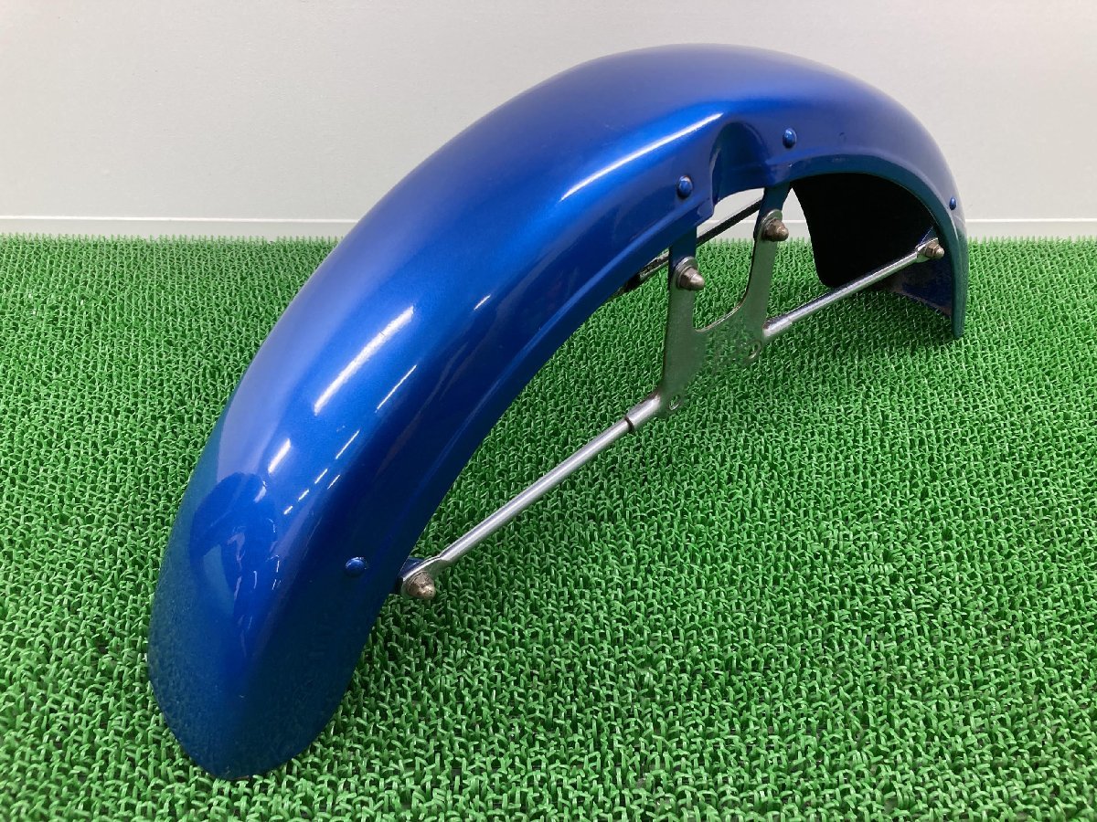 XLH1000 フロントフェンダー 青M 社外 中古 バイク 部品 ハーレー 