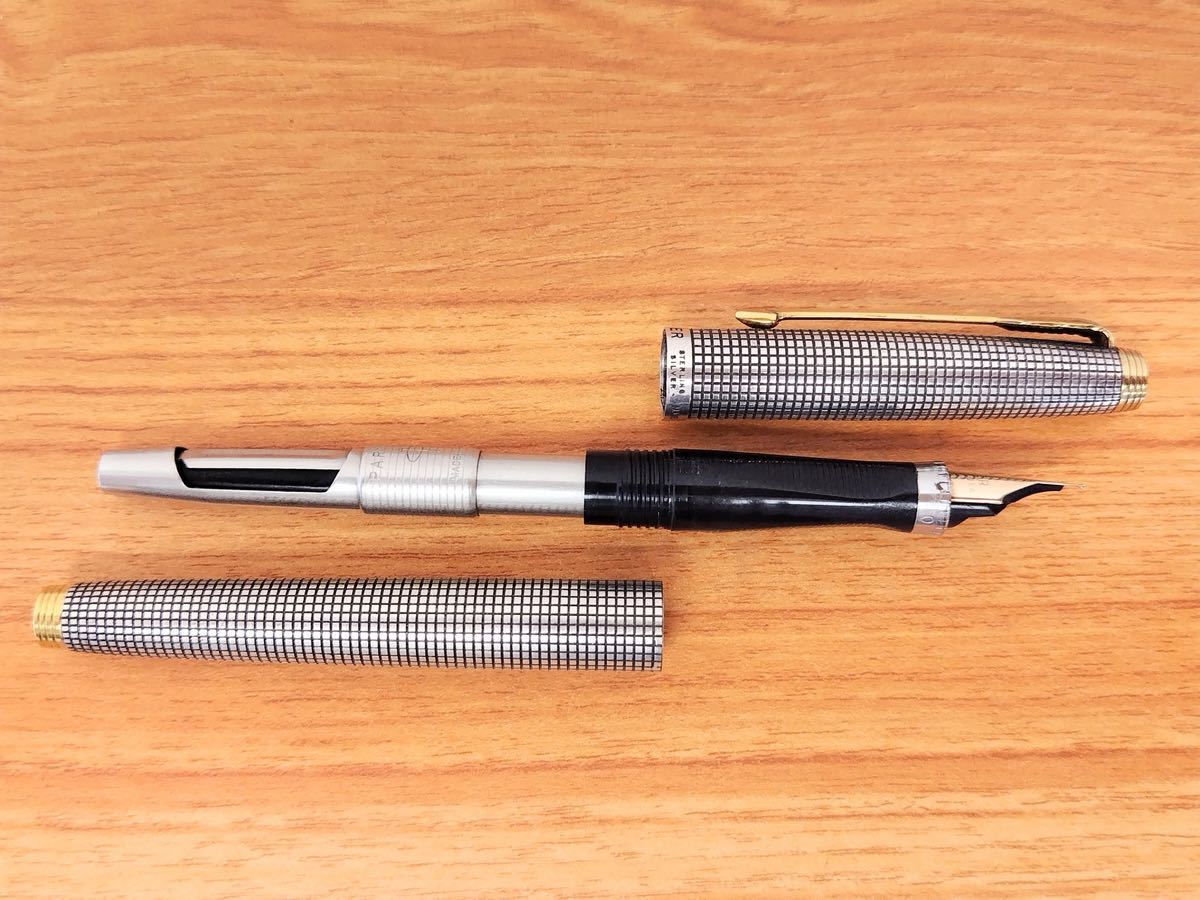PARKER パーカー 万年筆 STERLING SILVER スターリングシルバー ペン先