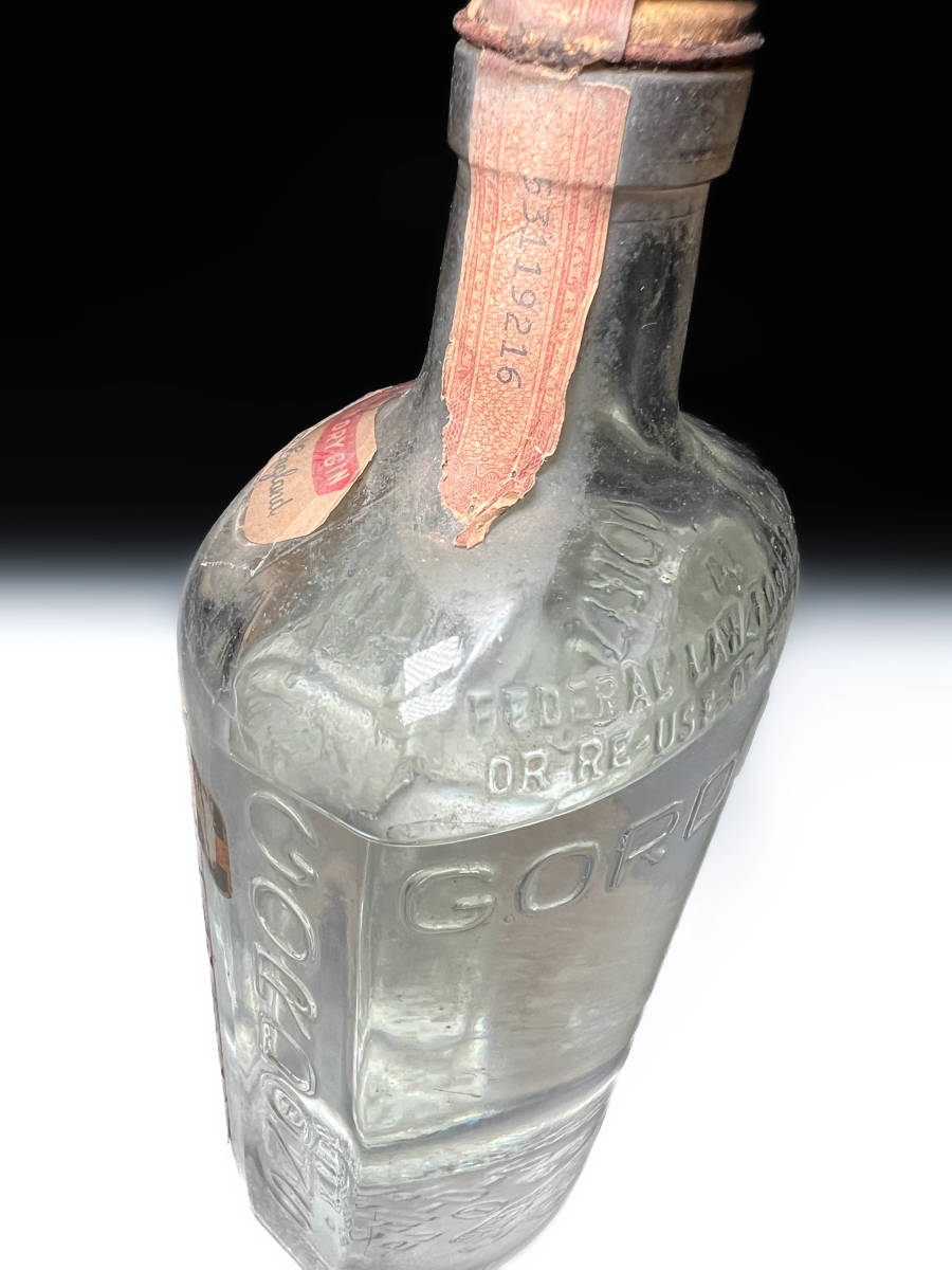 未開栓 GORDONS DRY JIN ゴードン ドライジン 旧ボトル 古酒 ゴードン