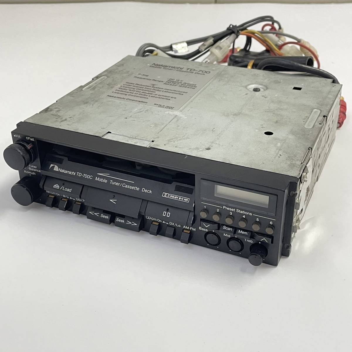 B288552(122)-156/IT8000 カーオーディオ Nakamichi TD-700BC Mobile 