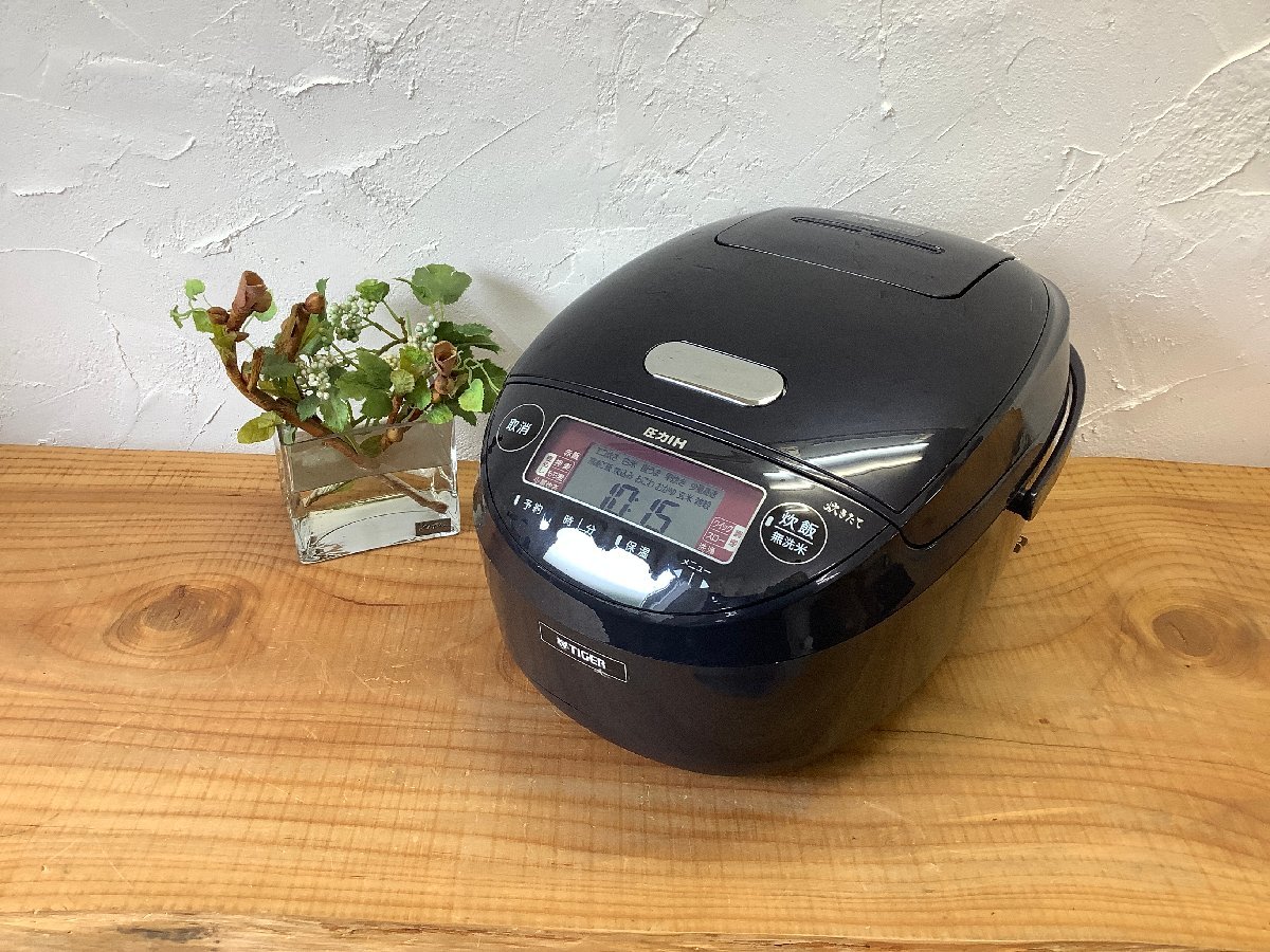 TIGER タイガー 圧力IHジャー炊飯器 炊飯専用家庭用圧力がま JPK-10SC ブラック 調理器具 キッチン用品