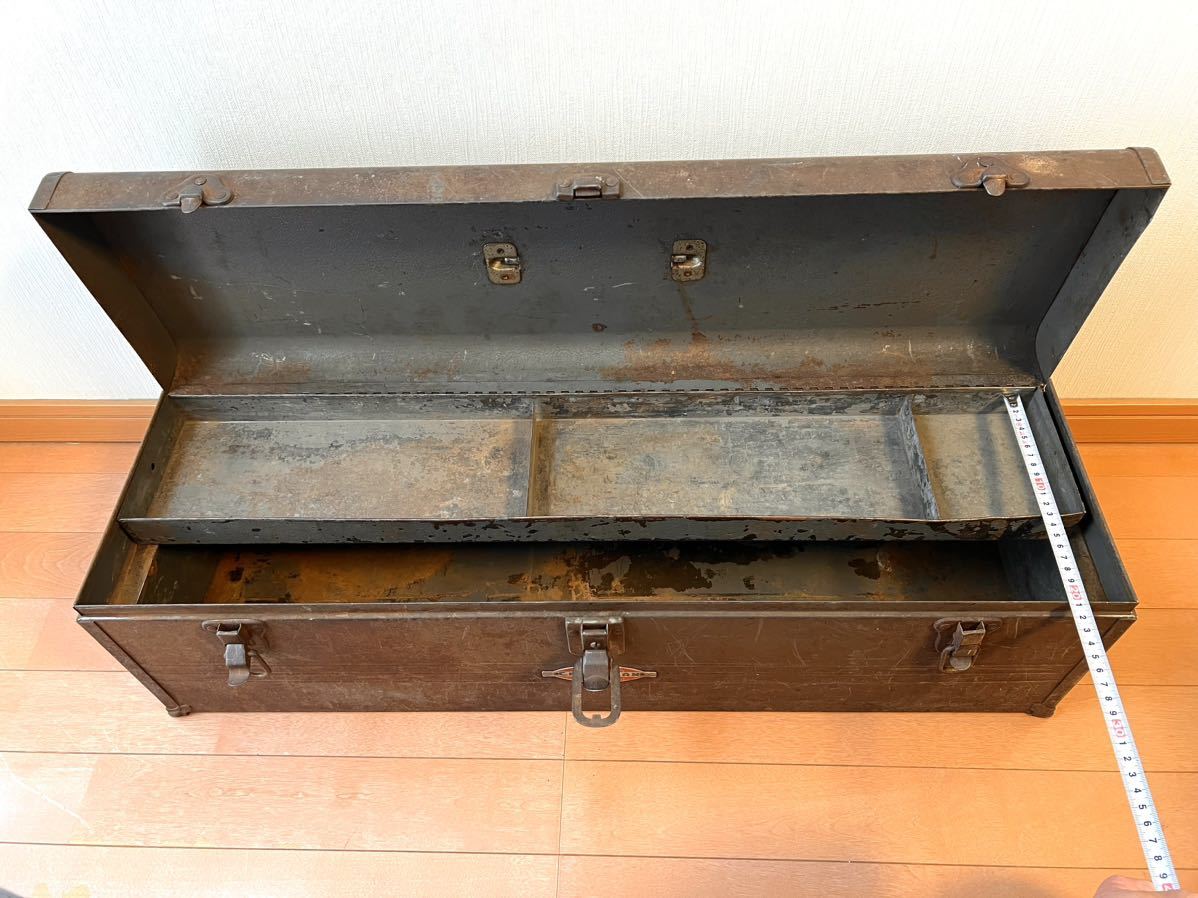 50sヴィンテージツールボックス レトロ 工具箱 道具箱 アンティーク