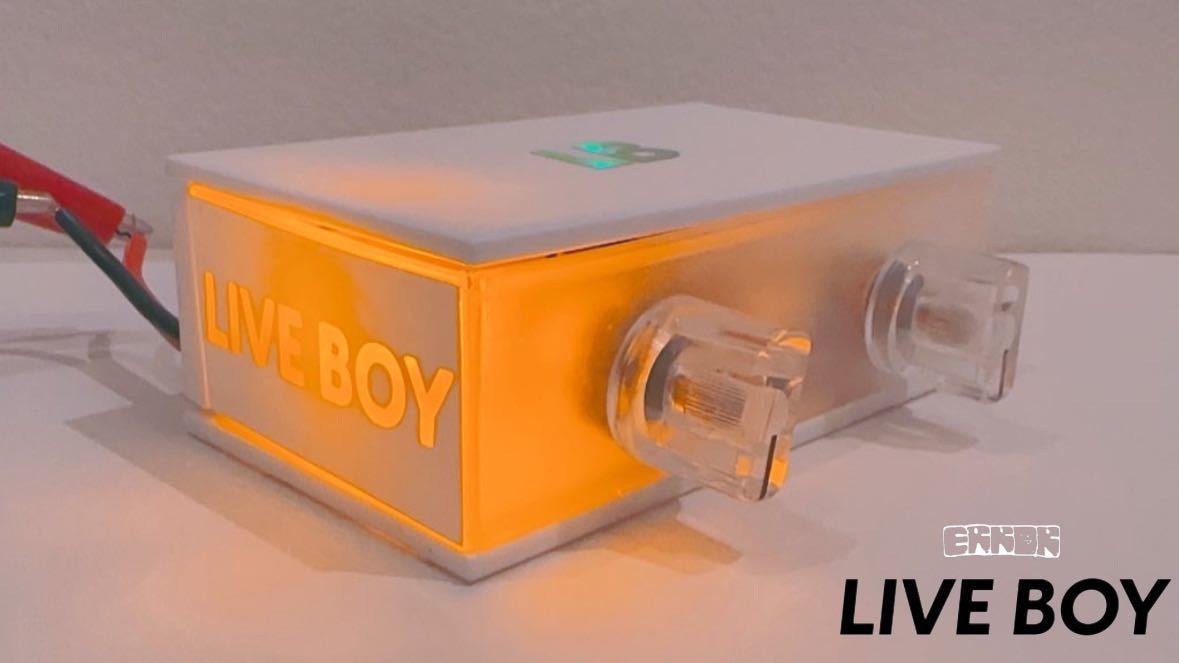 LIVEBOY V3】【Bluetooth】レッド リバーブユニット LIVEBOY V3