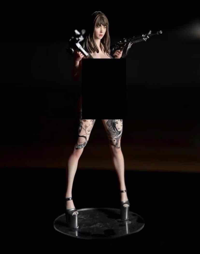 アクションフィギュア　マフィアの女　セクシーガール　ガレージキット　未塗装　未組み立て　レジンキット　1/6スケール 12インチ_3