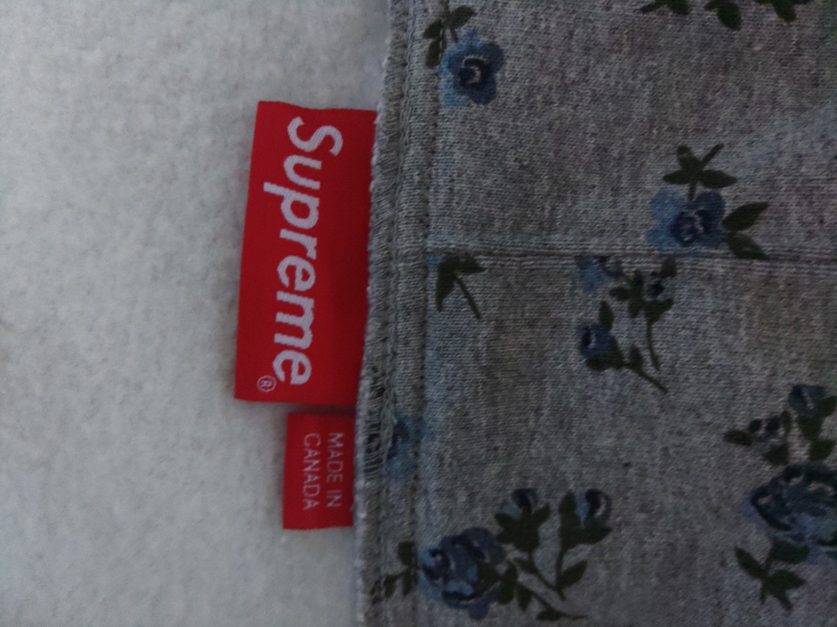 23AW supreme Small Box Zip Up Hooded Sweatshirt Flowers 
