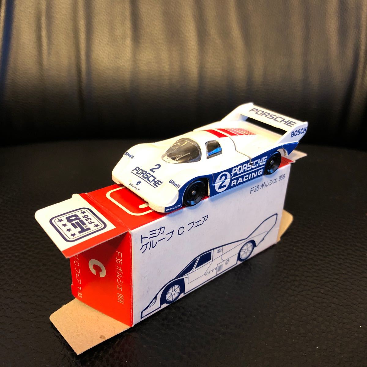 日本製 トミカ グループCフェア F36 ポルシェ 956 1円〜 トミカ 青箱