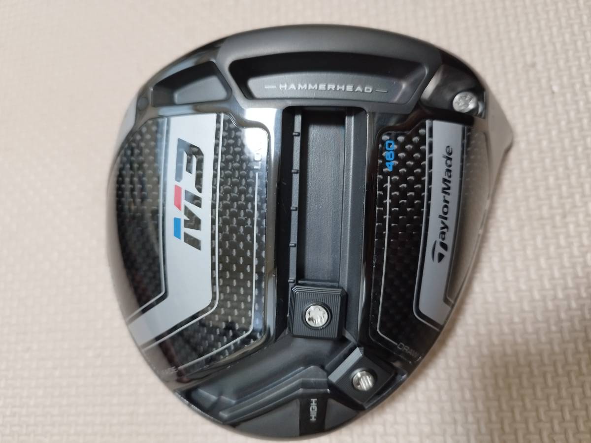 テーラーメイド M3ドライバー9.5° 460cc ヘッドのみ ヘッドカバー付き