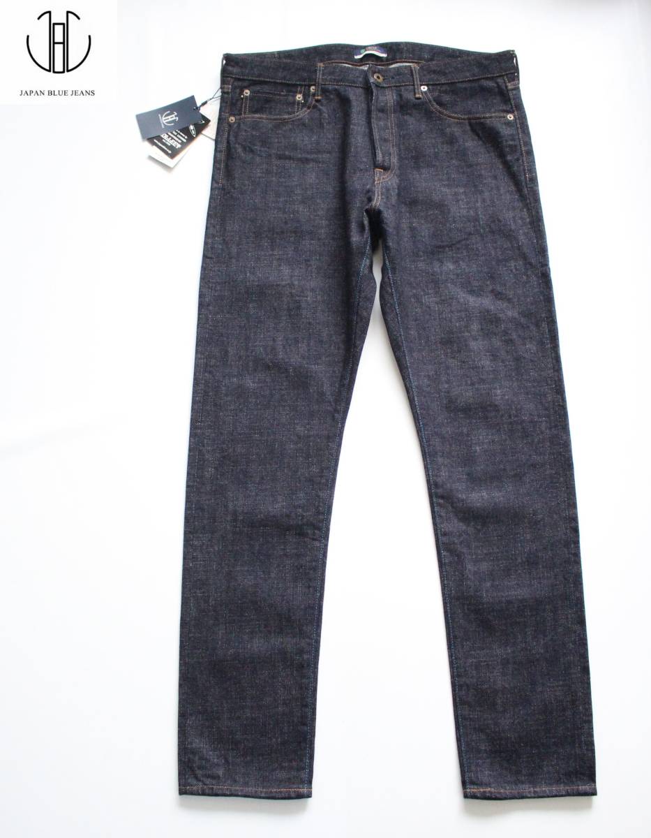 未使用【 JAPAN BLUE JEANS ジャパンブルージーンズ 】CIRCLE テーパード 16.5oz セルヴィッチ デニムパンツ 36 濃紺 J266B 定価17，600