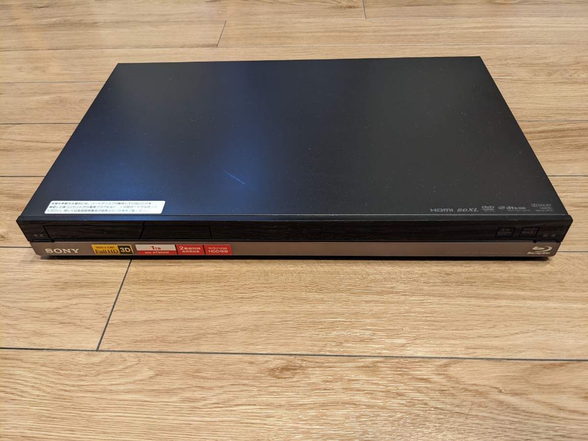 SONY BDZ-AT950W ブルーレイレコーダー 1TB 動作確認済み_1