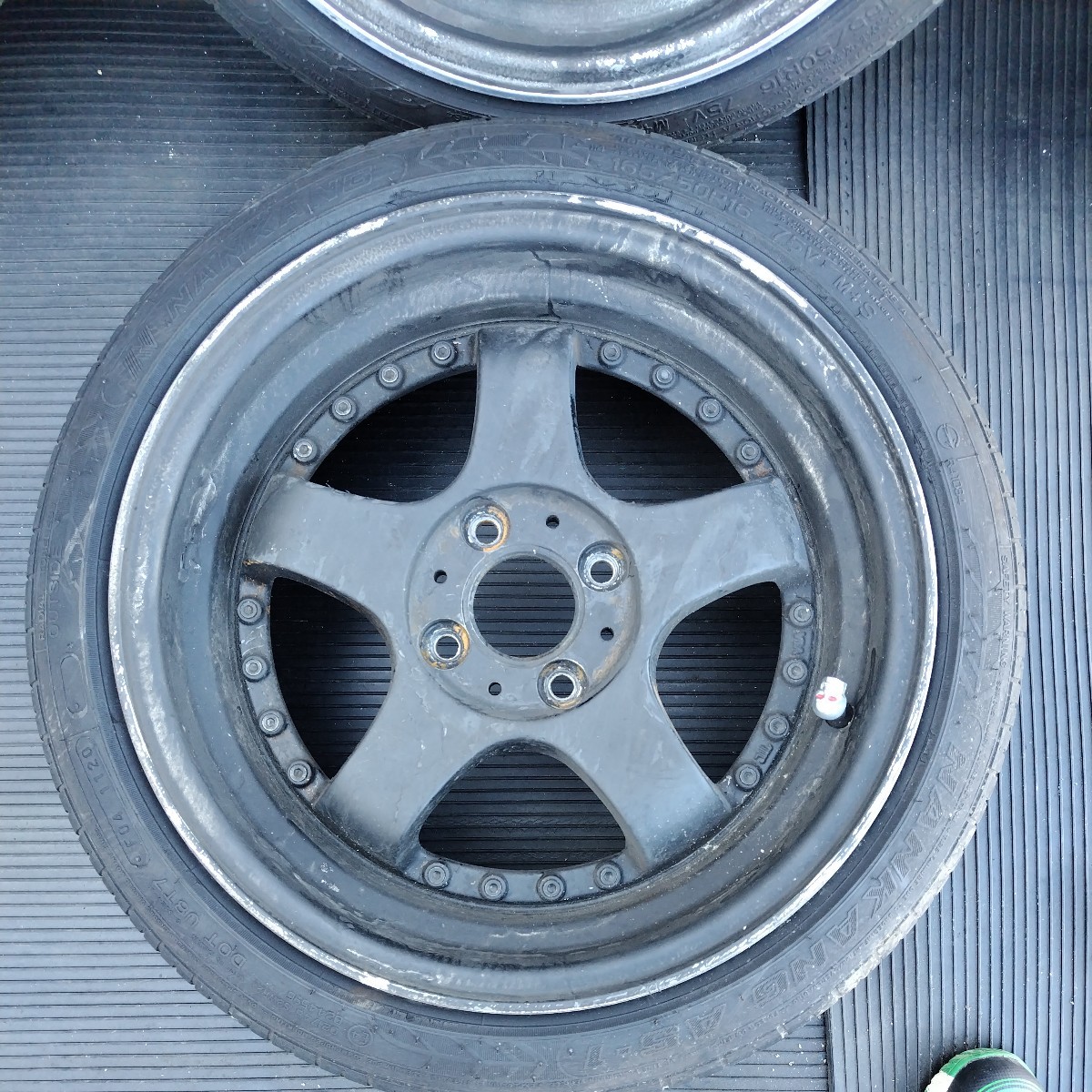 その他 mai 165 50R16 PCD100 4H 16x6 1/2J off40 NANKAN AS-1 タイヤホイール4本
