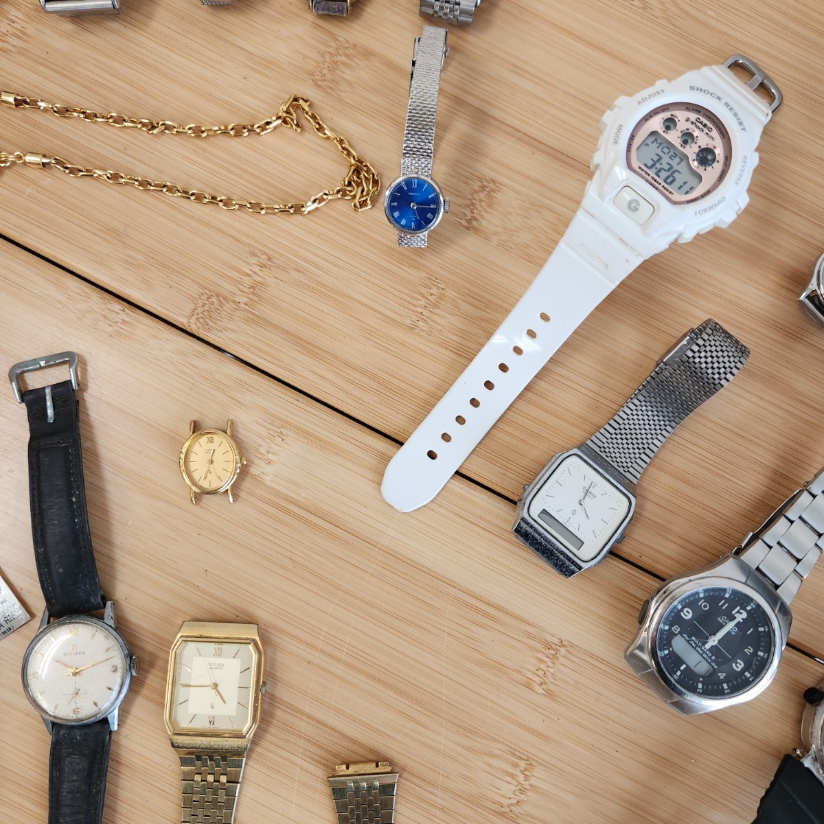 25点まとめて】 ジャンク SEIKO CASIO CITIZEN 腕時計 懐中時計 時計 
