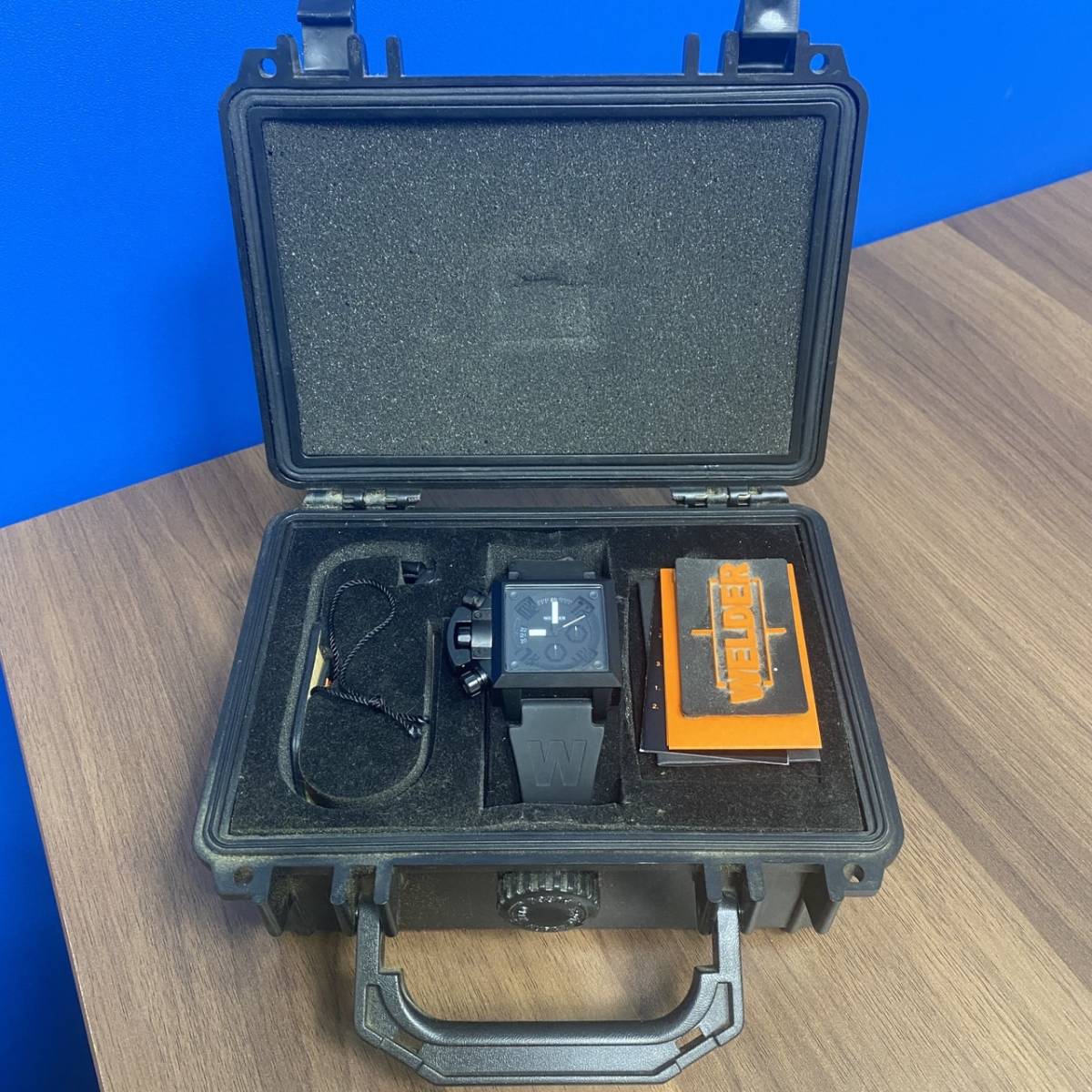 1円スタート　WELDER　時計　K-25B　クオーツ　不動　テスター針微妙に動く