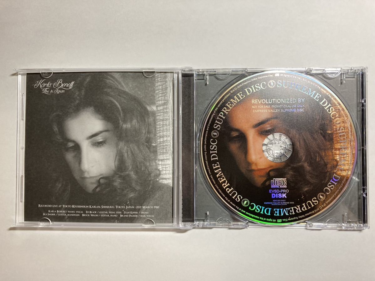KARLA BONOFF カーラ ボノフ LIVE IN JAPAN Empress Valleyレーベル