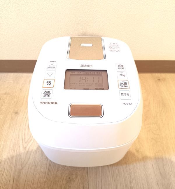 東芝 炊飯器 3 5合 圧力IHジャー炊飯器 RC-6PXR(W) 大火力