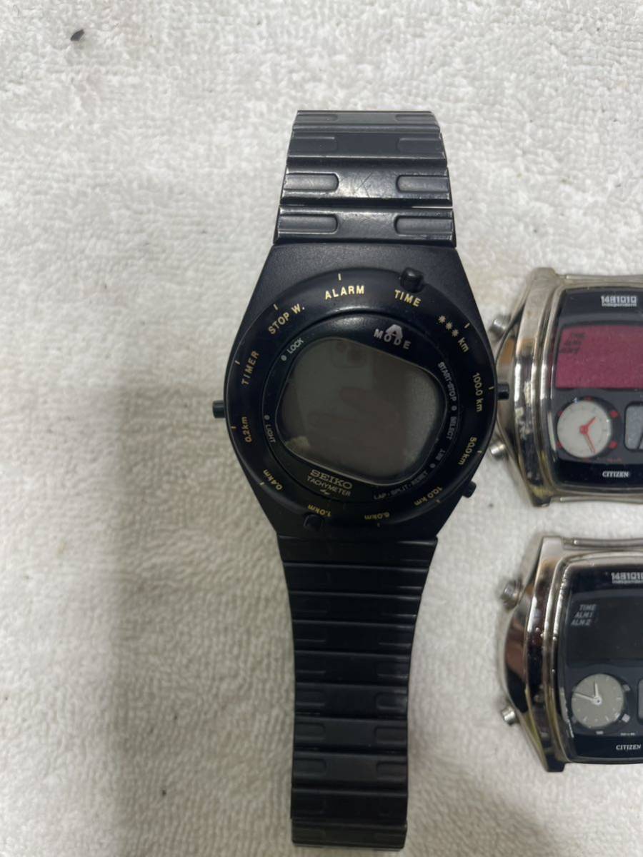SEIKO ，CITIZEN 腕時計 3台まとめてジャンク アクセサリー、時計