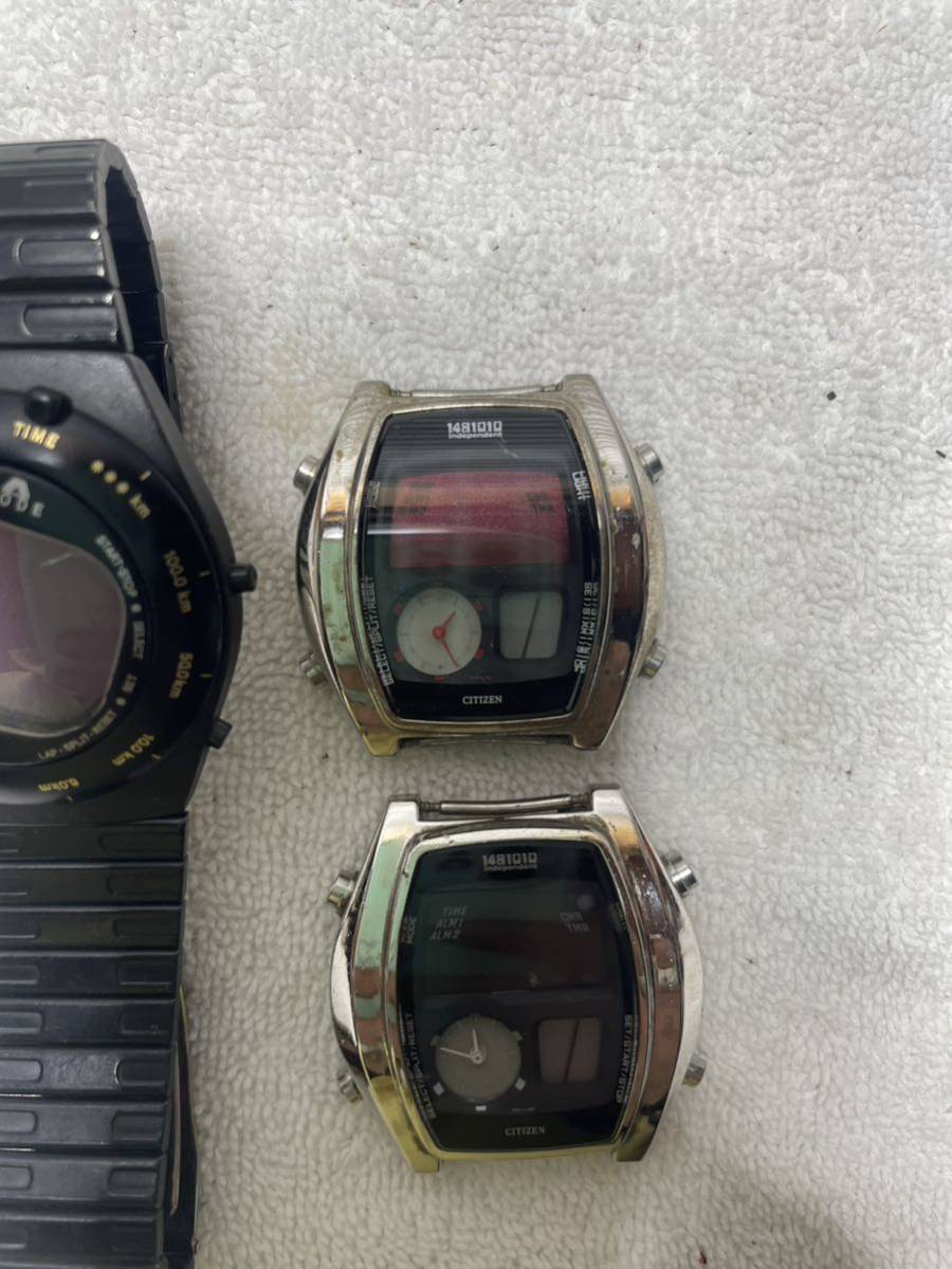 SEIKO ，CITIZEN 腕時計 3台まとめてジャンク アクセサリー、時計